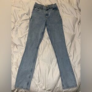 Abercrombie & Fitch curve love the 90’s slim straight ultra high rise jeans 4L